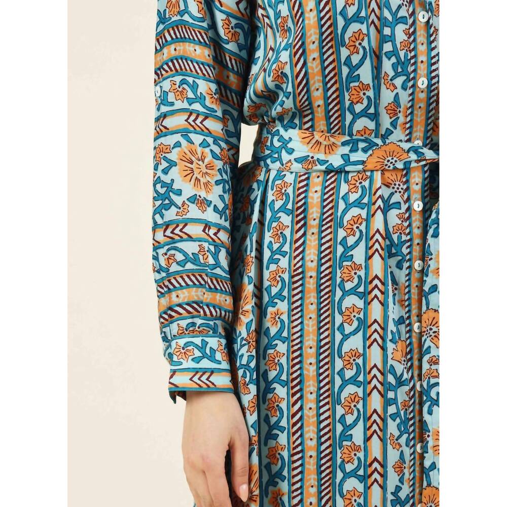 NEW OMIKA emma shirt dress in nirali regatta - Picture 4 of 5
